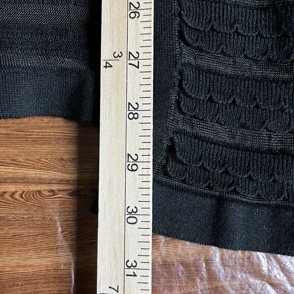 Marks And Spencer Per Una Long Open Cardigan Decorative Detail US Size 16 UK 20 - Picture 7 of 7